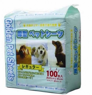 Golden Pet Sheets 1.5呎 強力吸濕除臭厚型寵物尿墊 30x45 100片x 2