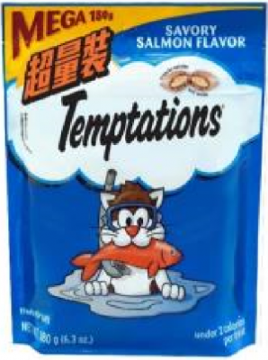 TEMPTATIONS貓小食 三文魚味 超量裝 180g