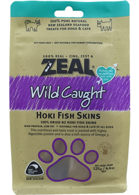 Zeal - NZ Hoki Fish Skins 藍鱈魚皮 125gx2