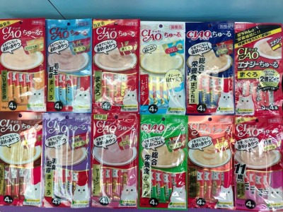 CIAO 各款口味醬醬 4包 