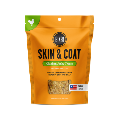 BIXBI BIX18007 - 皮膚抗氧化(Skin & Coat) 雞肉乾 狗小食 5oz