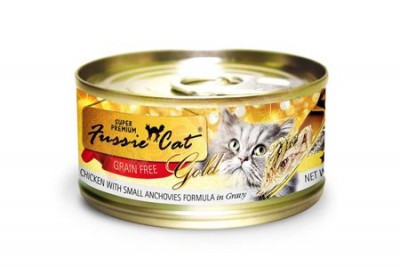 Fussie Cat 高竇貓金鑽貓罐頭- 雞肉 + 白魚 80g