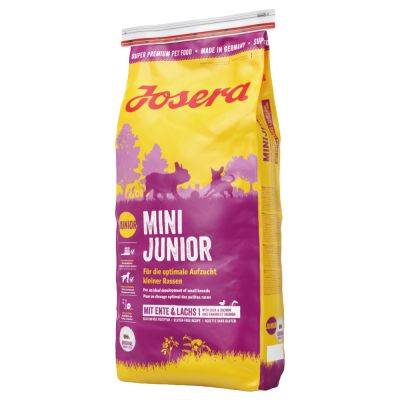 Josera Mini Junior 鴨肉、三文魚、馬鈴薯、紐西蘭青口小型幼犬狗糧 4.5kg