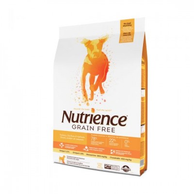 Nutrience 天然無穀物火雞+雞+鯡魚全犬配方 - 11.5 kg