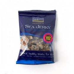 Fish4Dogs 純魚皮方塊 (中粒) Sea Jerky Squares FF 100g