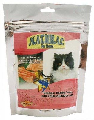 Natural 脫水小食 貓用 - 三文魚味 25g