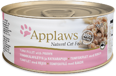 Applaws 愛普士 - 貓罐頭 156g - 吞拿魚+海蝦