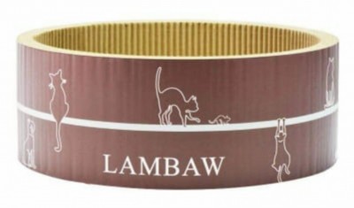 瓦通紙貓抓窩 - 啡色 (40.5cm直徑 x 15cm 高)