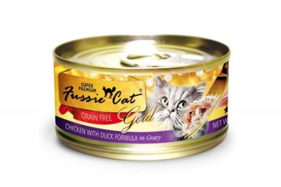 Fussie Cat 高竇貓金鑽貓罐頭 - 雞肉 + 鴨肉 80g