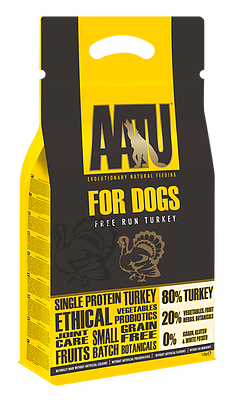 AATU 80/20/0 無穀物 放養火雞低敏天然狗糧 10kg