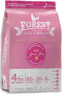 (缺貨)FOREST 鮮森 鴨肉配方 無穀物 全貓糧 15lb