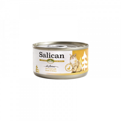 SALICAN 鴨肉貓罐頭（肉汁）DUCK IN GRAVY 主食罐- 85G
