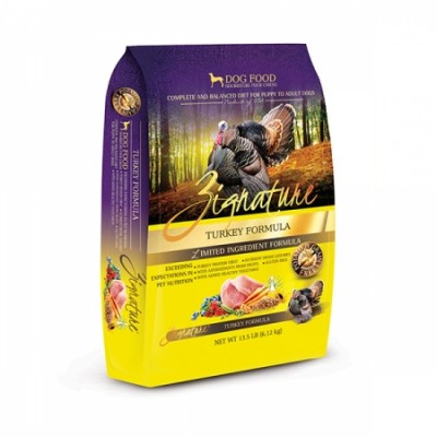 Zignature 火雞頂級無穀物配方 – 全犬糧 25lbs