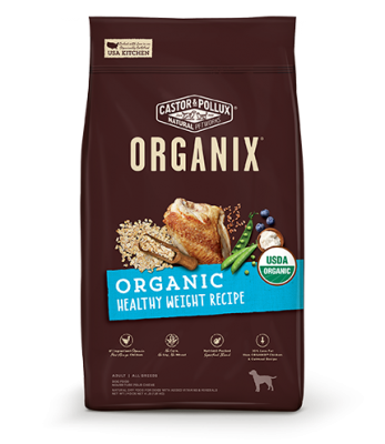 Organix USDA 穀物成犬糧-有機健康體重配方10lb