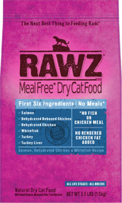  RAWZ 無穀物低溫烘焙 三文魚+脫水雞肉+白肉魚 貓糧 7.8lb