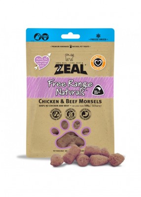 Zeal - Freeze Dried Chicken & Beef 無榖物冷凍脫水雞+牛純肉 100gx2