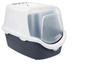 trixie 灰白清潔易有蓋貓砂盤 40x40x56cm 