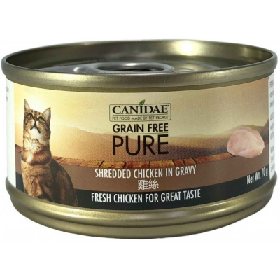 CANIDAE® PURE 雞絲貓罐頭 (肉絲) 70g