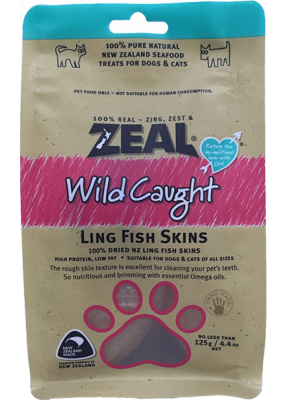 Zeal - NZ Ling Skins 鱈魚皮 125gx2