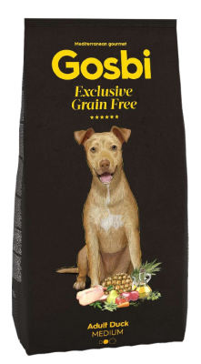 Gosbi 無穀物低敏中型成犬鴨肉配方 03kg