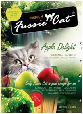 Fussie Cat 高竇貓礦物貓砂 (10L) Apple 蘋果味 