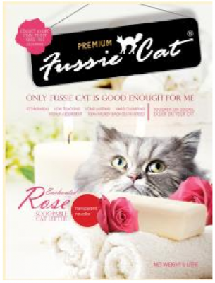 Fussie Cat 高竇貓礦物貓砂 Rose 玫瑰味 5L