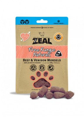 Zeal - Freeze Dried Beef & Venison 無榖物冷凍脫水牛+鹿純肉 100g