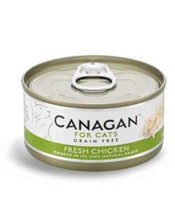Canagan 貓用無穀物雞肉配方罐頭 75g