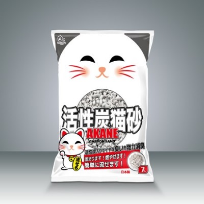 日本Akane 活性炭強力除臭貓砂 7L x2