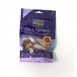 Fish4Dogs 純魚皮甜薯卷 100g Sea Jerk Wrap Sweet Potato