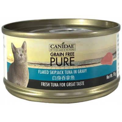 CANIDAE® PURE 白身吞拿魚貓罐頭 70g