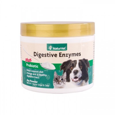 NaturVet Digestive Enzymes 犬貓用酵素益生菌調理腸胃粉 4oz 