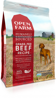 Open Farm<OFBF-12D>無穀物草飼牛肉菜配方狗糧 12lb