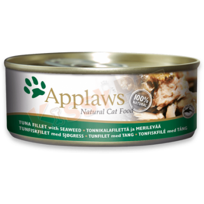Applaws 吞拿魚柳+海藻貓罐頭 70g