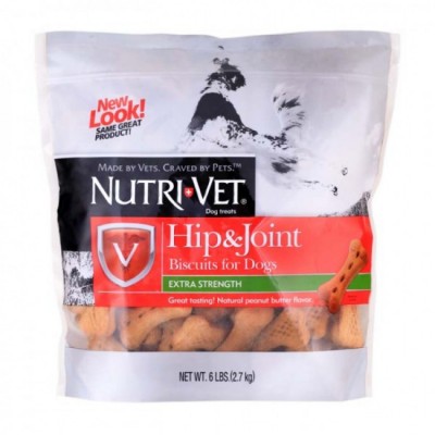 Nutri-Vet Hip & Joint 花生醬味關節餅 - 大型犬 (2.7kg) NV13662