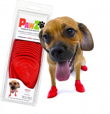  Pawz boots 防水狗腳套 s (紅)