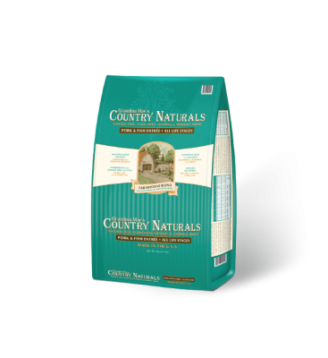 Country Naturals-低敏感白鮭魚+豬肉全犬種配方-26lb