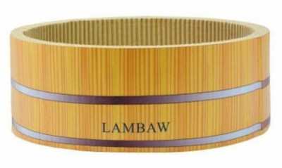 瓦通紙貓抓窩 - 木紋色 (40.5cm直徑 x 15cm 高)