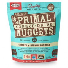 Primal (原始) 貓用冷凍脫水糧- 雞加三文魚配方 14oz