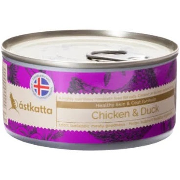 Astkatta 護膚美毛系列 新鮮走地雞野生鴨肉 主食貓罐頭 170g 