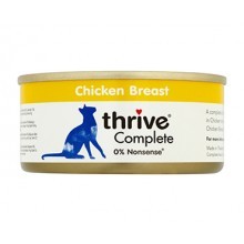 THRIVE 整全膳食100% 雞肉貓罐頭 75G x 12