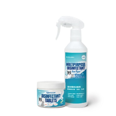 Dr. Klen潔博士 - (寵物專用配方)NaDCC高效環保消毒水溶片(20粒)套裝