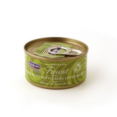 Fish4Cats 吞拿魚塊+青口貓罐頭 70g