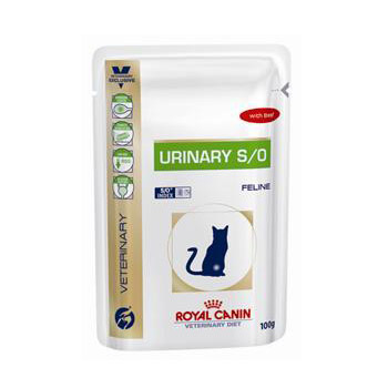Royal Canin-Urinary S/O(牛肉味)獸醫配方貓罐頭 - 100克 x 12包