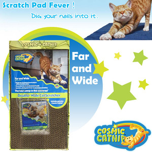 瓦通紙貓抓板 - 長方形(連貓草)