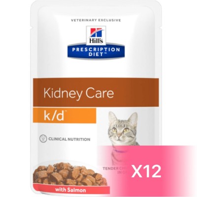 Hill’s 貓用處方濕包 - k/d 腎臟護理配方(三文魚味) 85g