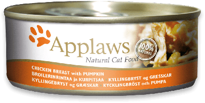Applaws 愛普士 - 貓罐頭 156g - 雞柳+南瓜
